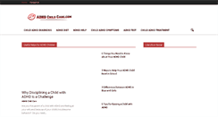Desktop Screenshot of adhdchildcare.com
